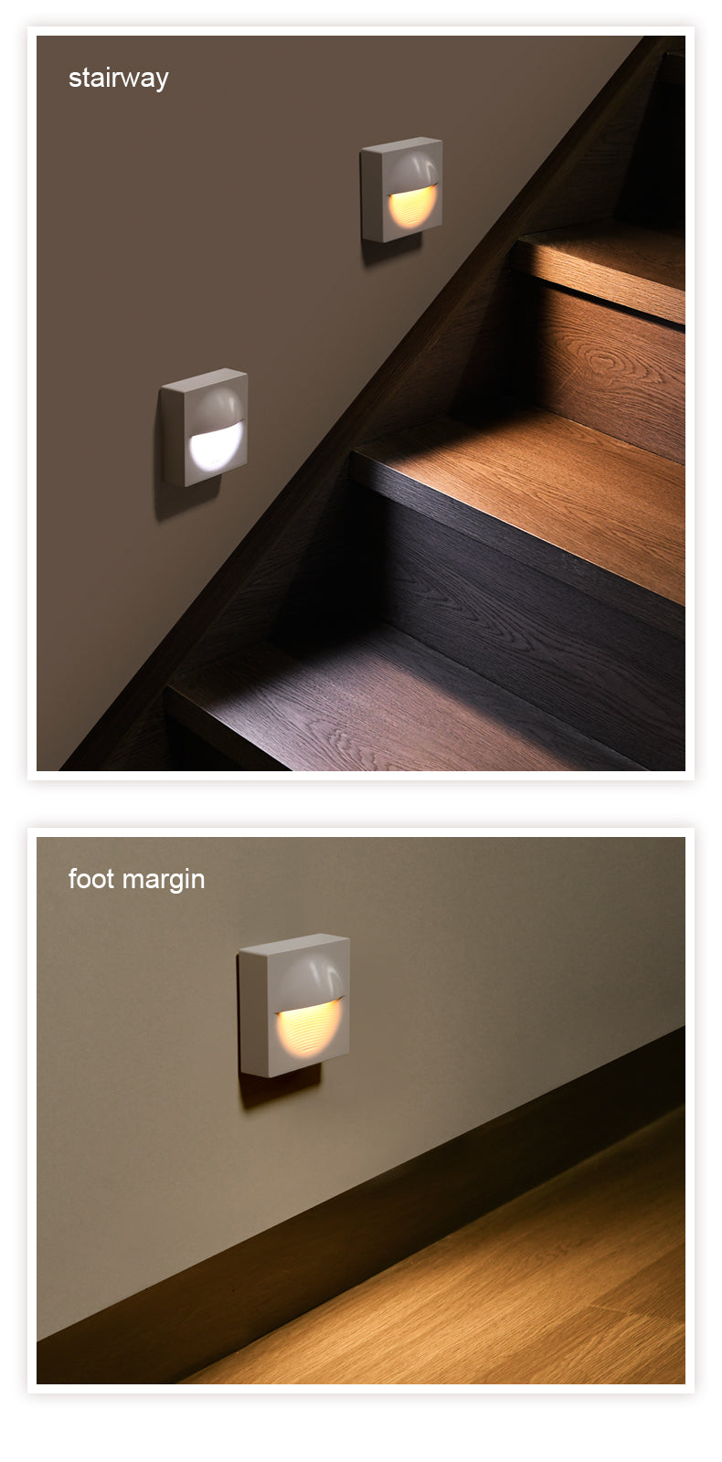 Market-Validated | Square Radar Motion Sensor Night Light | 3000K Warm White & Eye-Caring | Rechargeable, 3 Modes | B2B Wholesale